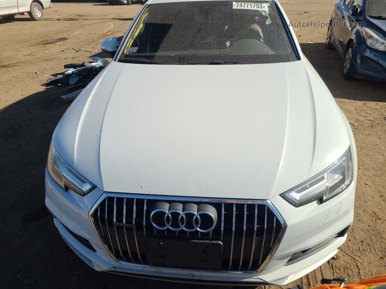 2018 Audi A4 Allroad Premium Plus White vin: WA18NAF46JA059340