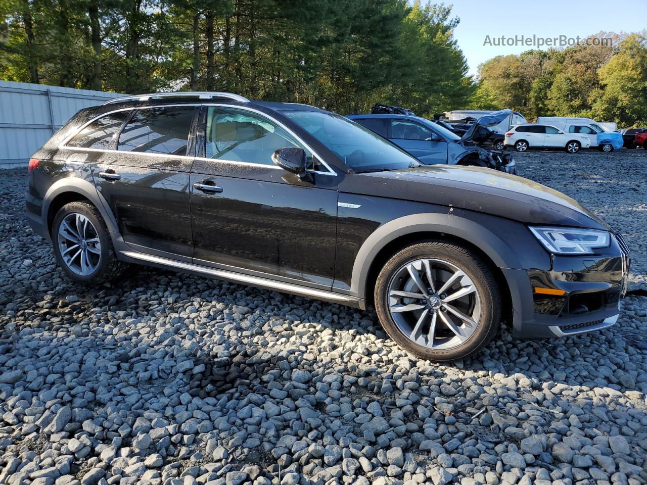 2019 Audi A4 Allroad Premium Plus Black vin: WA18NAF47KA109390