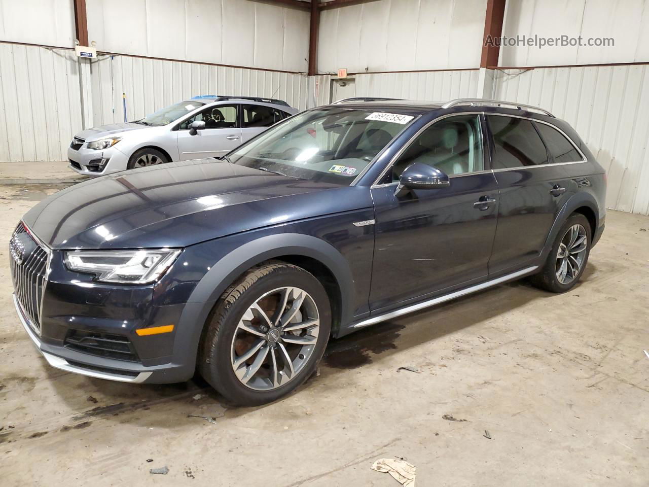 2018 Audi A4 Allroad Premium Plus Blue vin: WA18NAF48JA028557