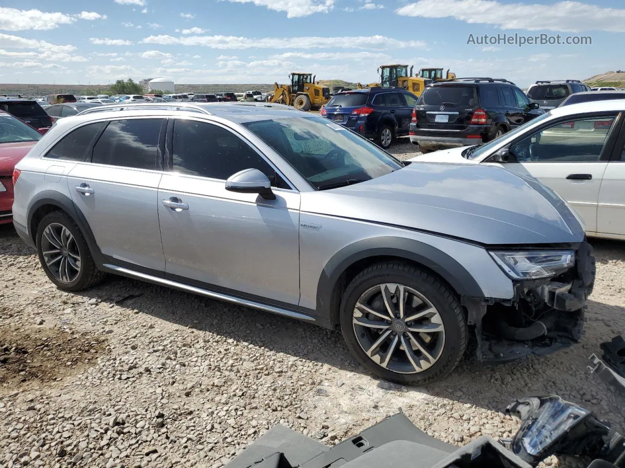 2017 Audi A4 Allroad Premium Plus Silver vin: WA18NAF49HA062842