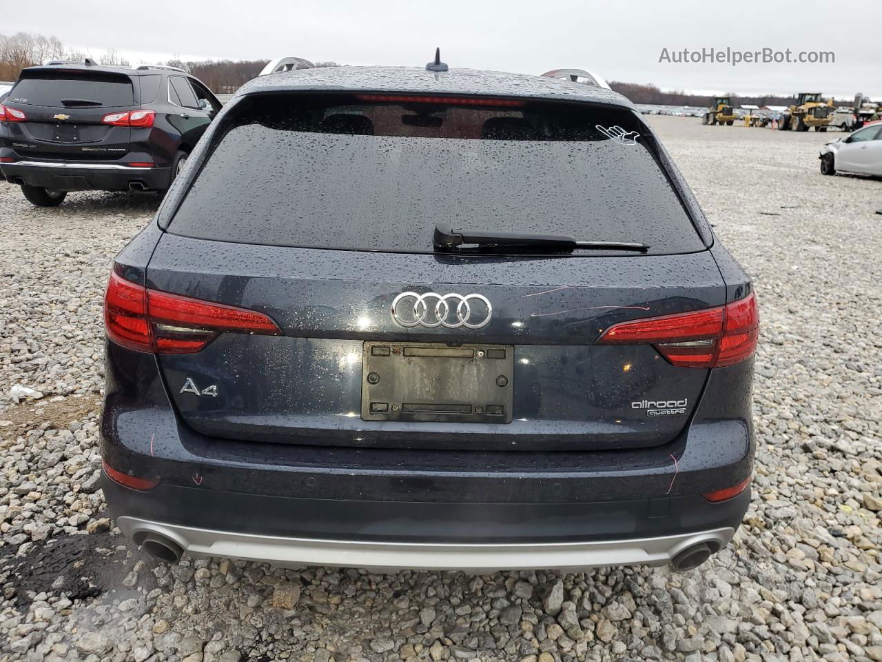 2017 Audi A4 Allroad Premium Plus Синий vin: WA18NAF4XHA181502