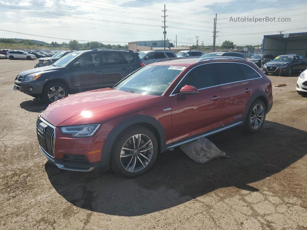 2018 Audi A4 Allroad Premium Plus Red vin: WA18NBF43JA090213