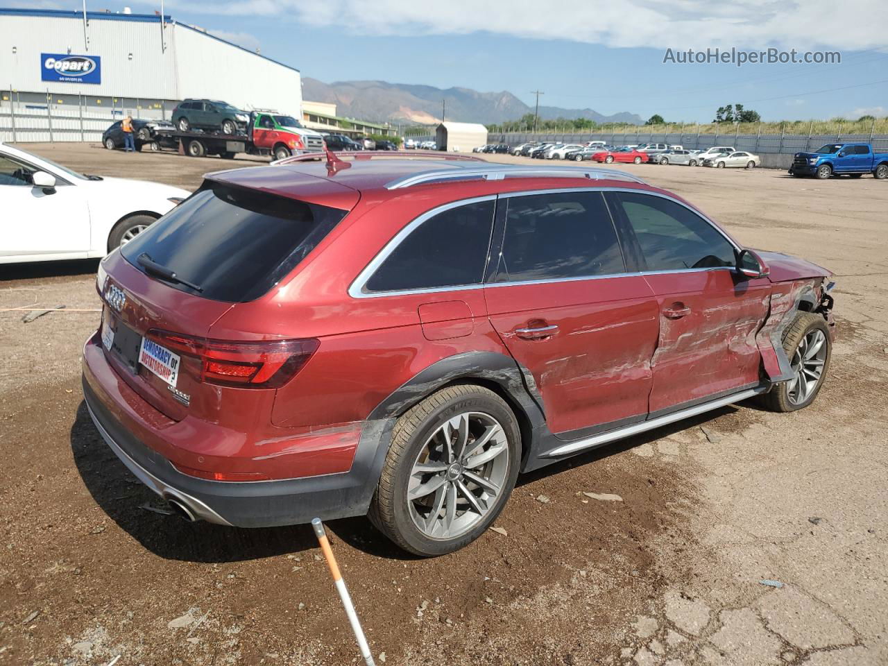 2018 Audi A4 Allroad Premium Plus Red vin: WA18NBF43JA090213