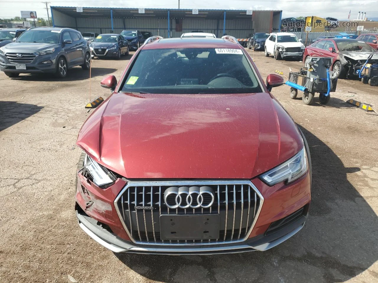 2018 Audi A4 Allroad Premium Plus Red vin: WA18NBF43JA090213