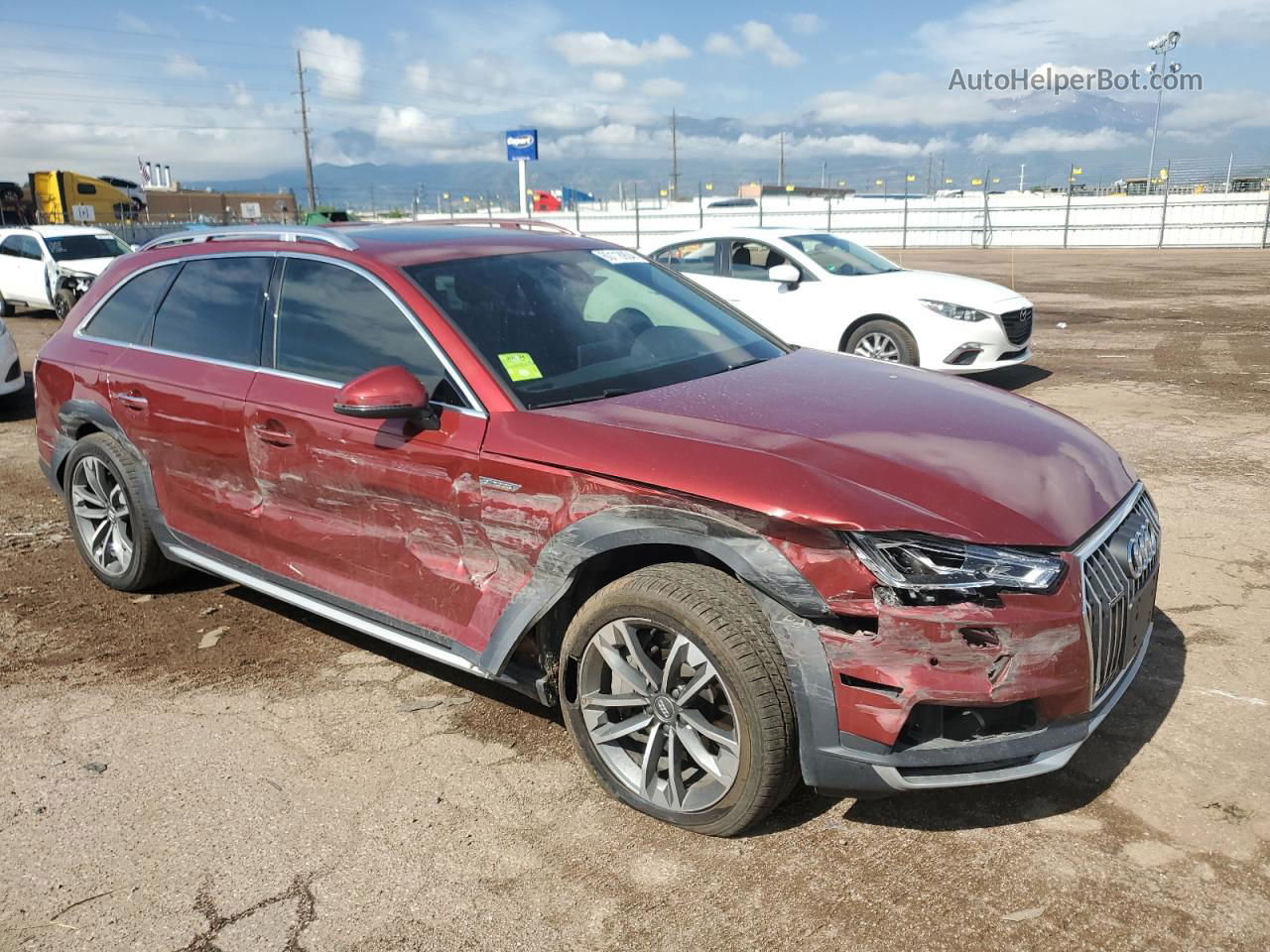 2018 Audi A4 Allroad Premium Plus Red vin: WA18NBF43JA090213