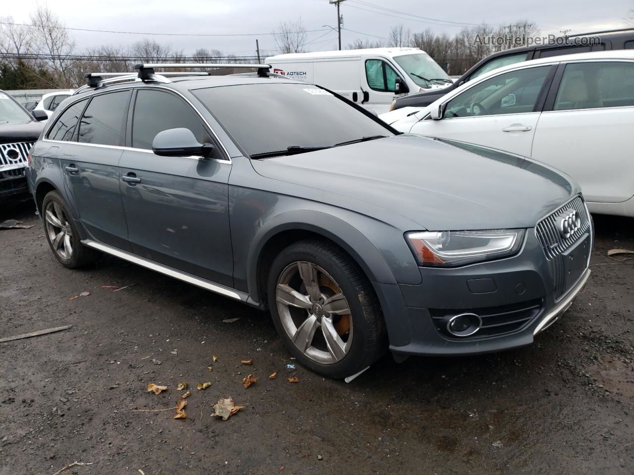 2013 Audi A4 Allroad Premium Серый vin: WA19FAFL2DA126237