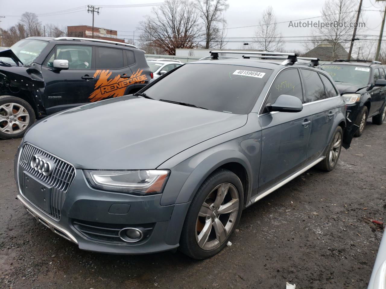 2013 Audi A4 Allroad Premium Серый vin: WA19FAFL2DA126237