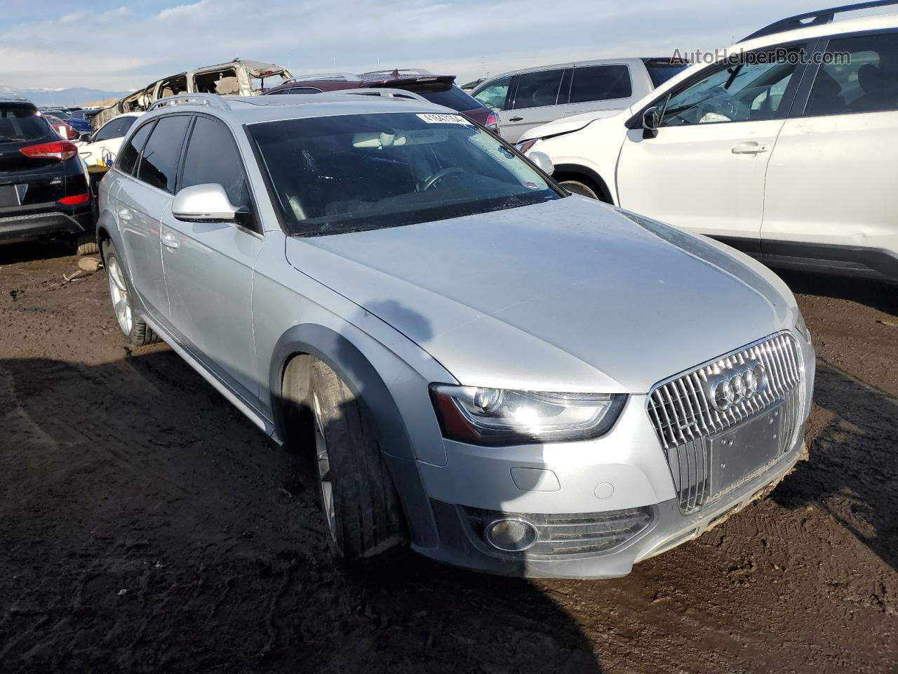 2013 Audi A4 Allroad Premium Серебряный vin: WA19FAFL5DA203635