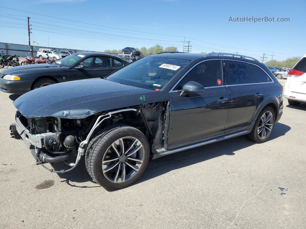 2018 Audi A4 Allroad Prestige Черный vin: WA19NAF40JA119567