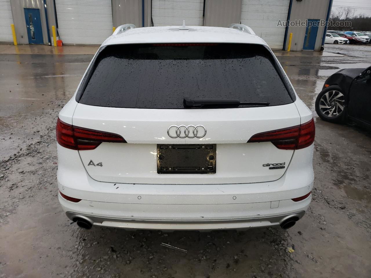 2019 Audi A4 Allroad Prestige White vin: WA19NAF42KA015129