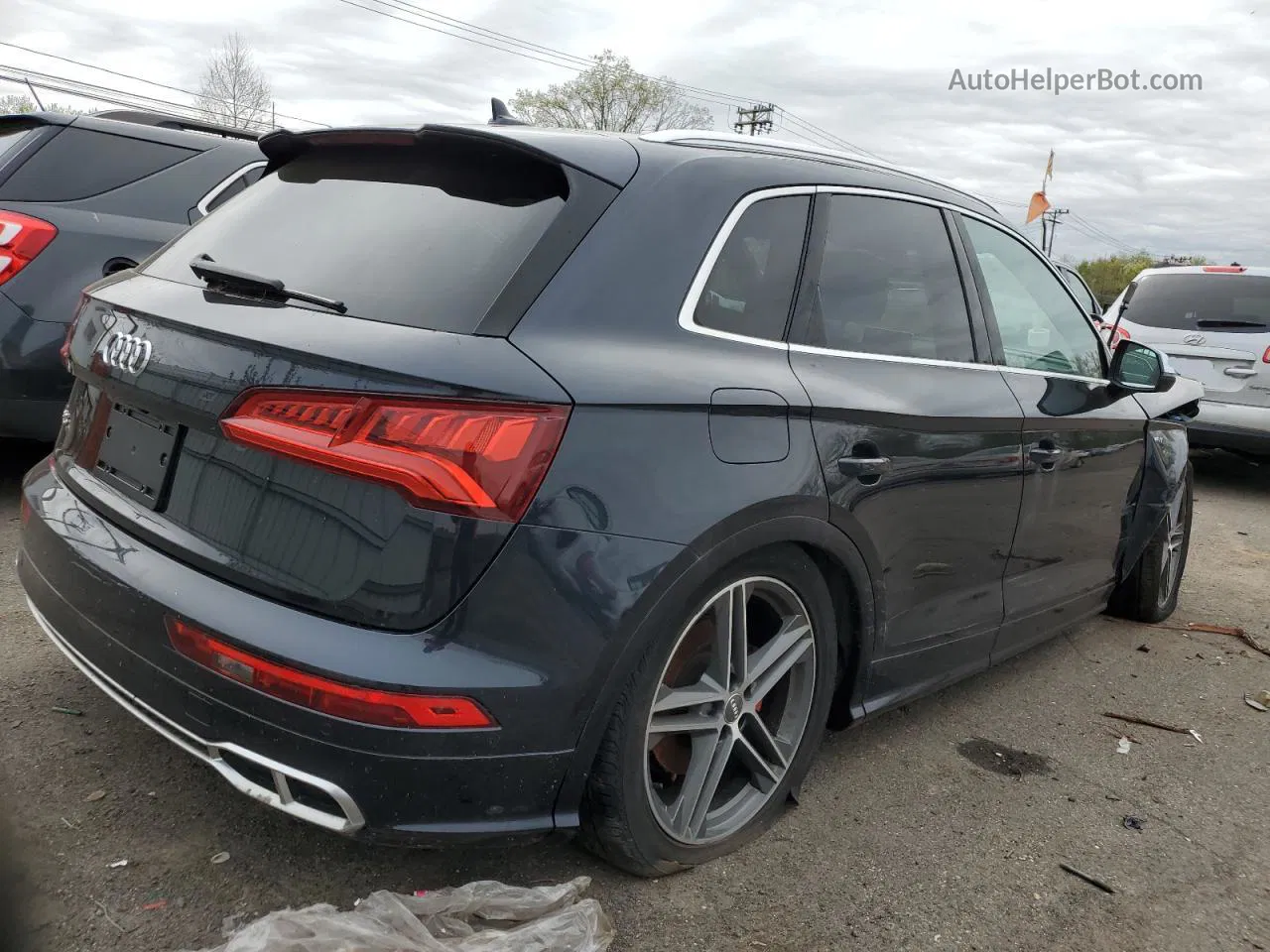 2018 Audi Sq5 Premium Plus Синий vin: WA1A4AFY0J2013908