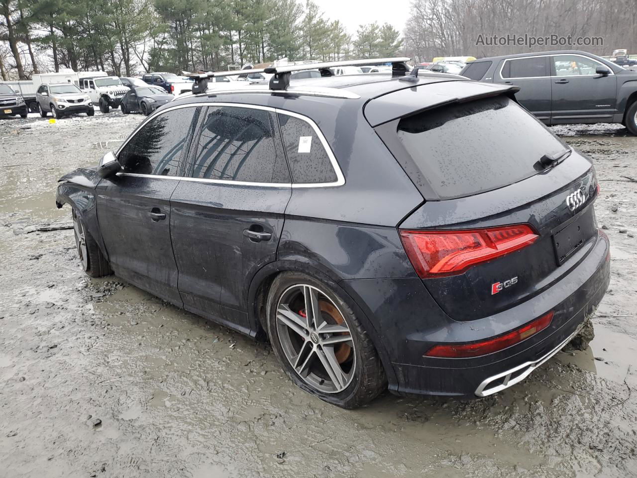 2018 Audi Sq5 Premium Plus Синий vin: WA1A4AFY0J2019109