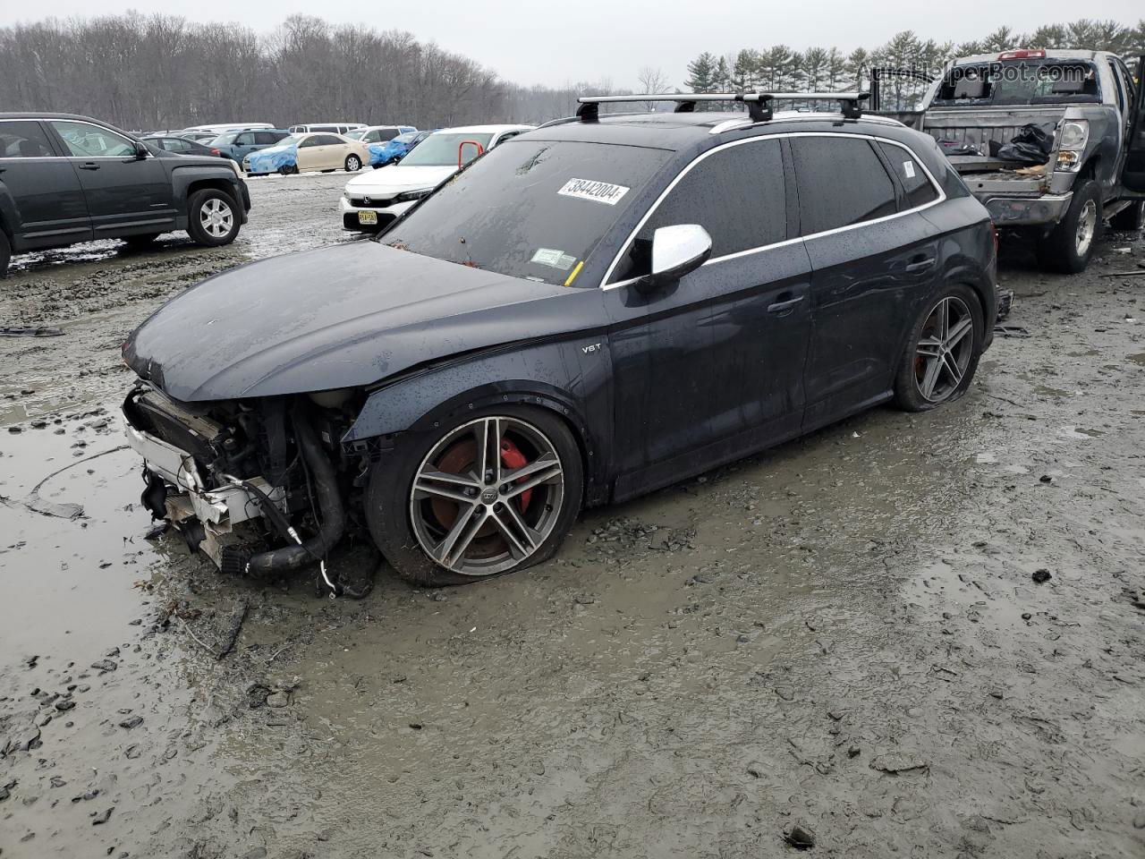 2018 Audi Sq5 Premium Plus Синий vin: WA1A4AFY0J2019109