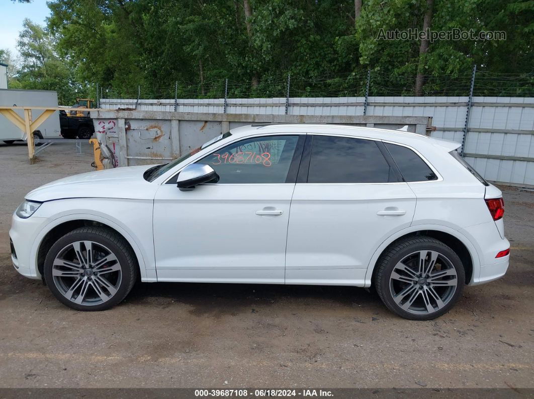 2018 Audi Sq5 3.0t Premium Plus White vin: WA1A4AFY1J2008622