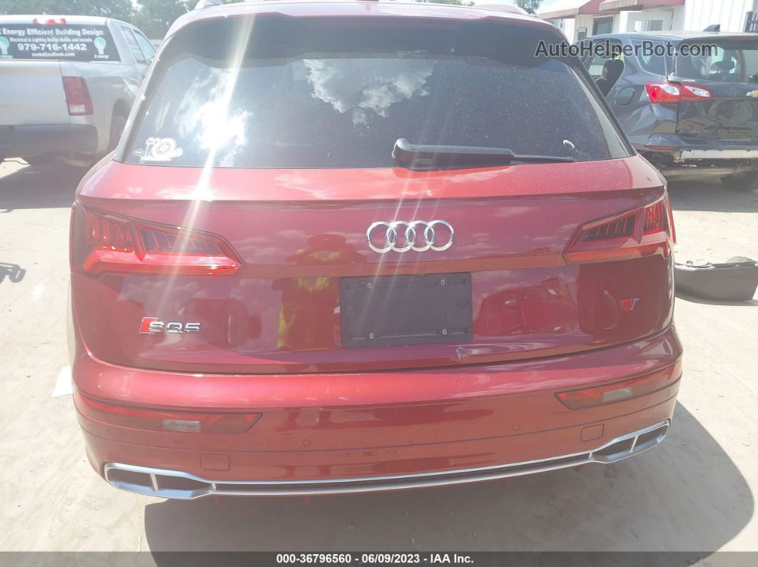 2018 Audi Sq5 Premium Plus Red vin: WA1A4AFY2J2116845