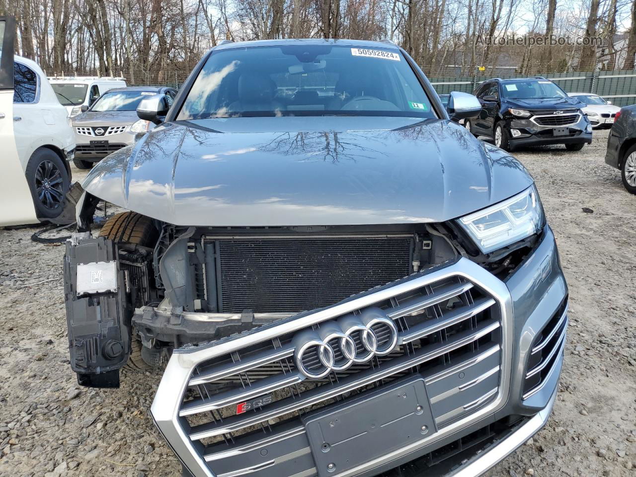 2018 Audi Sq5 Premium Plus Серый vin: WA1A4AFY2J2217531