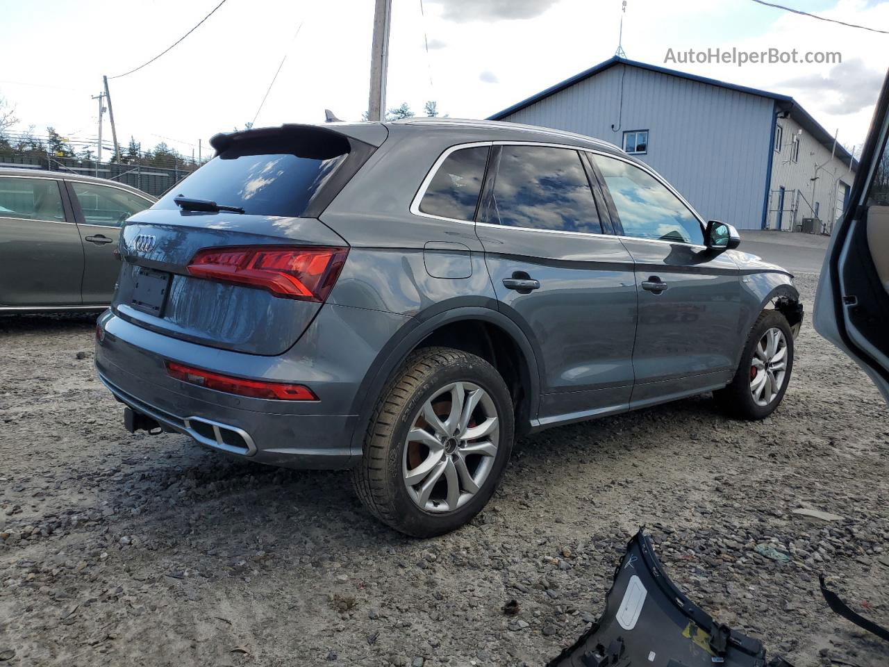 2018 Audi Sq5 Premium Plus Gray vin: WA1A4AFY2J2217531