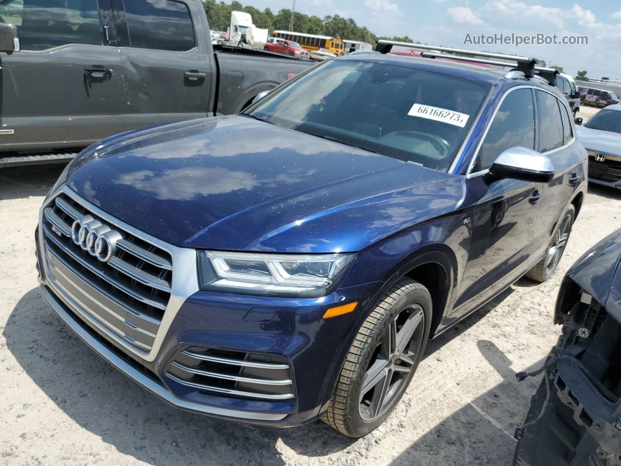 2018 Audi Sq5 Premium Plus Blue vin: WA1A4AFY3J2054551