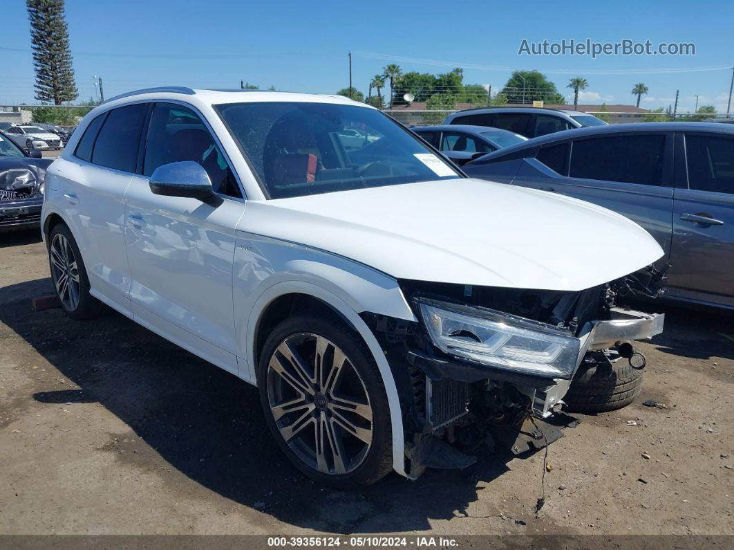 2018 Audi Sq5 3.0t Premium Plus White vin: WA1A4AFY3J2239344