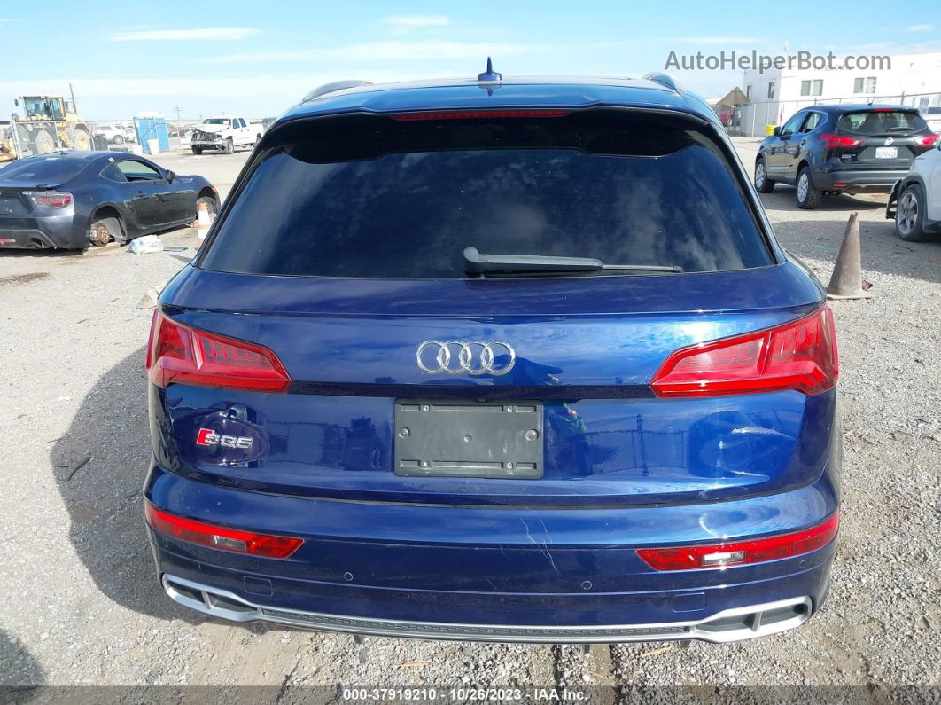 2018 Audi Sq5 3.0t Premium Plus Blue vin: WA1A4AFY4J2025687