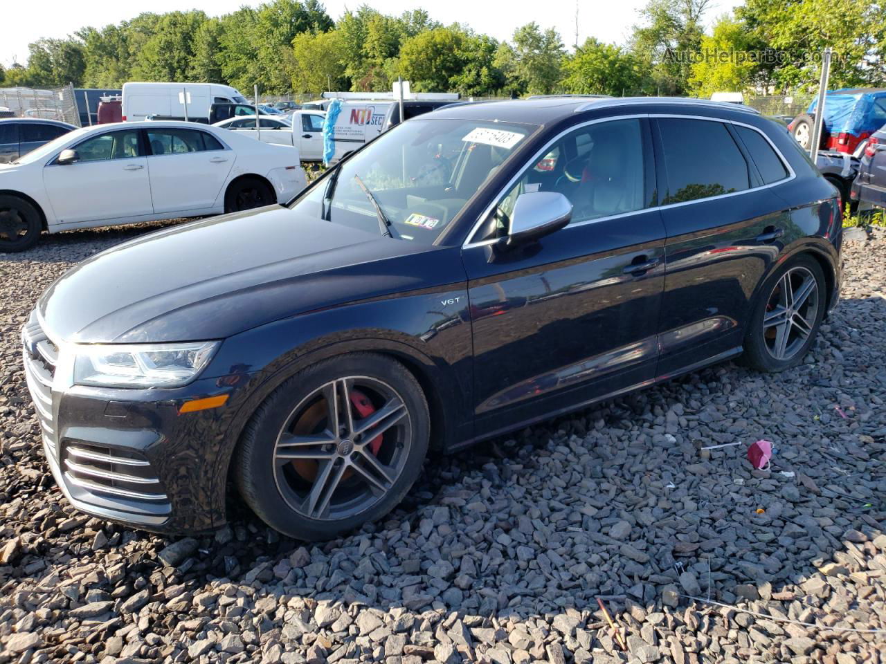 2018 Audi Sq5 Premium Plus Черный vin: WA1A4AFY4J2248232