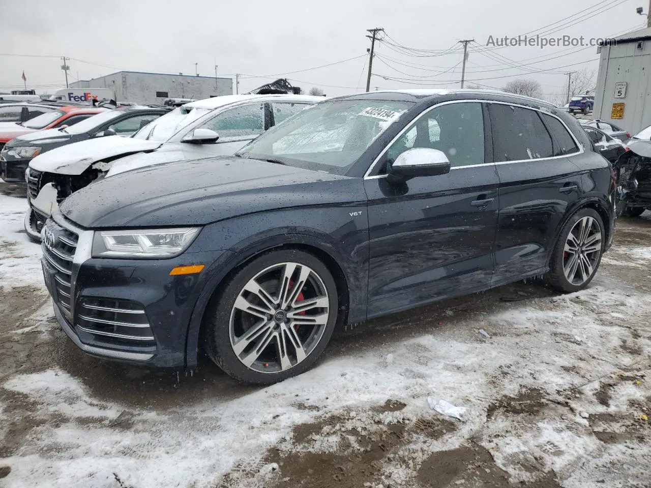 2018 Audi Sq5 Premium Plus Угольный vin: WA1A4AFY5J2021776