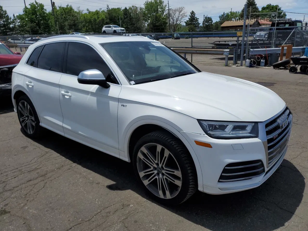 2018 Audi Sq5 Premium Plus White vin: WA1A4AFY6J2009863