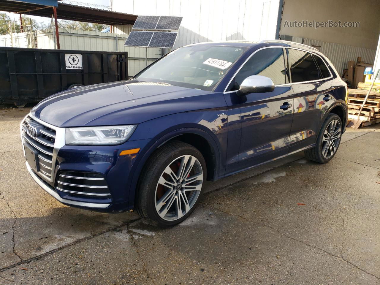 2018 Audi Sq5 Premium Plus Синий vin: WA1A4AFY6J2142042