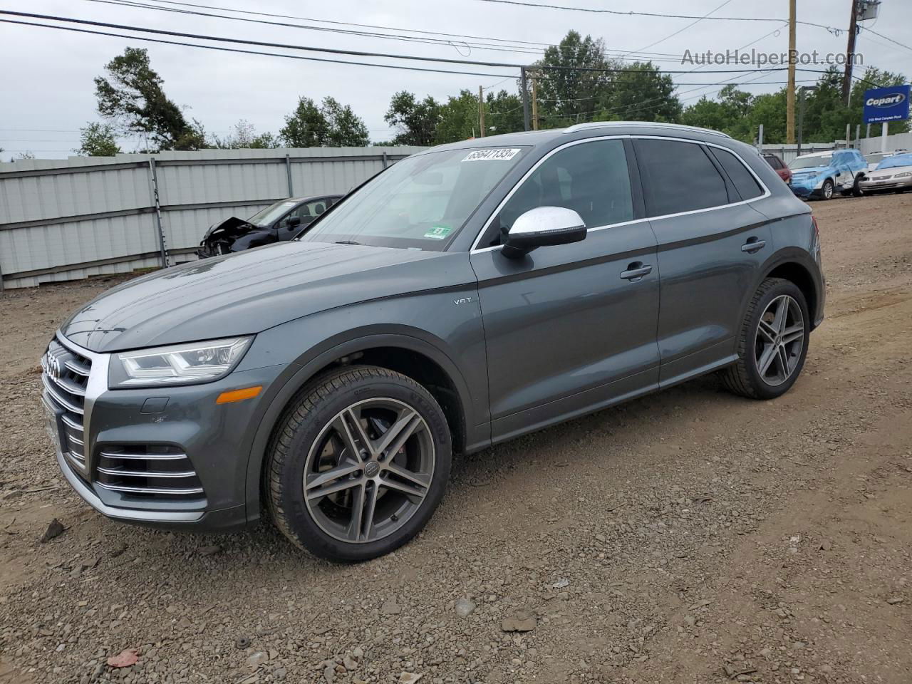 2018 Audi Sq5 Premium Plus Серый vin: WA1A4AFY6J2199079