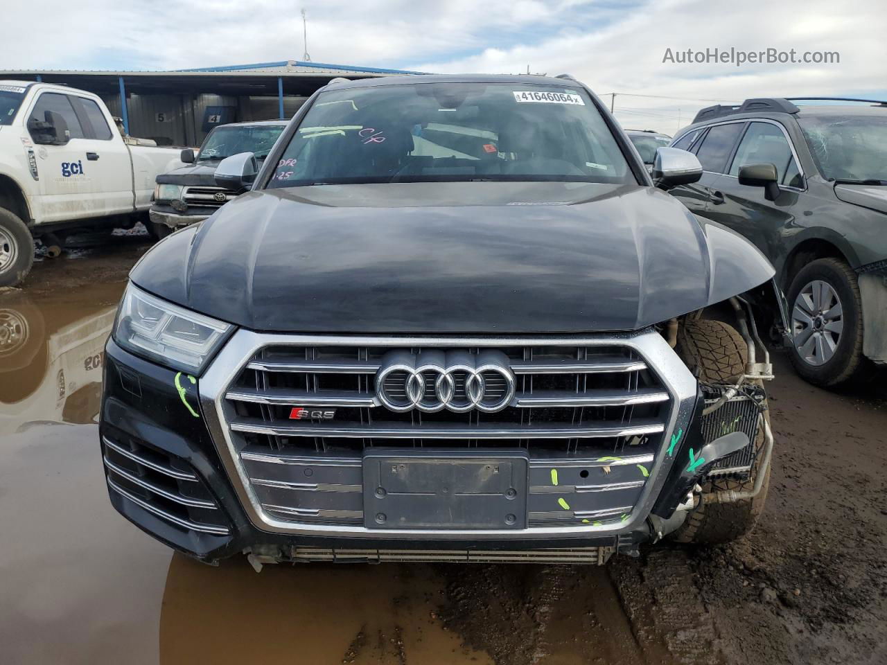 2018 Audi Sq5 Premium Plus Синий vin: WA1A4AFY7J2101483