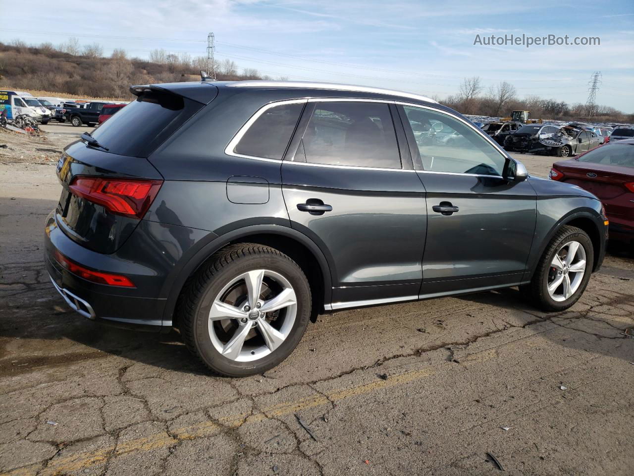 2018 Audi Sq5 Premium Plus Gray vin: WA1A4AFY8J2008343