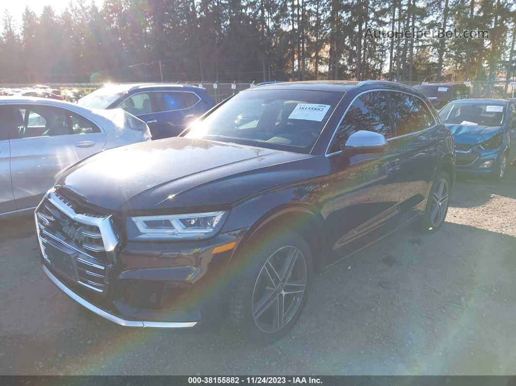 2018 Audi Sq5 3.0t Premium Plus Черный vin: WA1A4AFY8J2087223