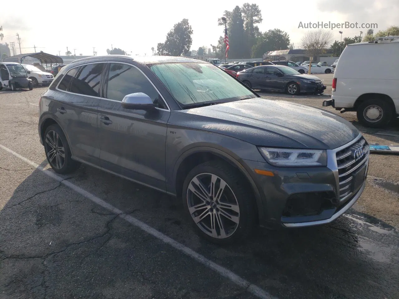 2018 Audi Sq5 Premium Plus Серый vin: WA1A4AFY8J2120897