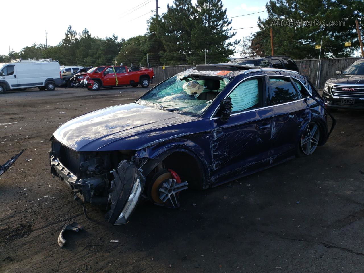 2018 Audi Sq5 Premium Plus Blue vin: WA1A4AFY8J2170084