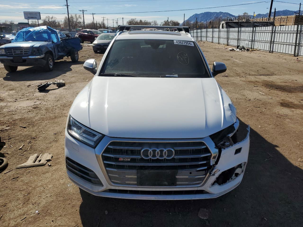 2018 Audi Sq5 Premium Plus White vin: WA1A4AFY8J2246659