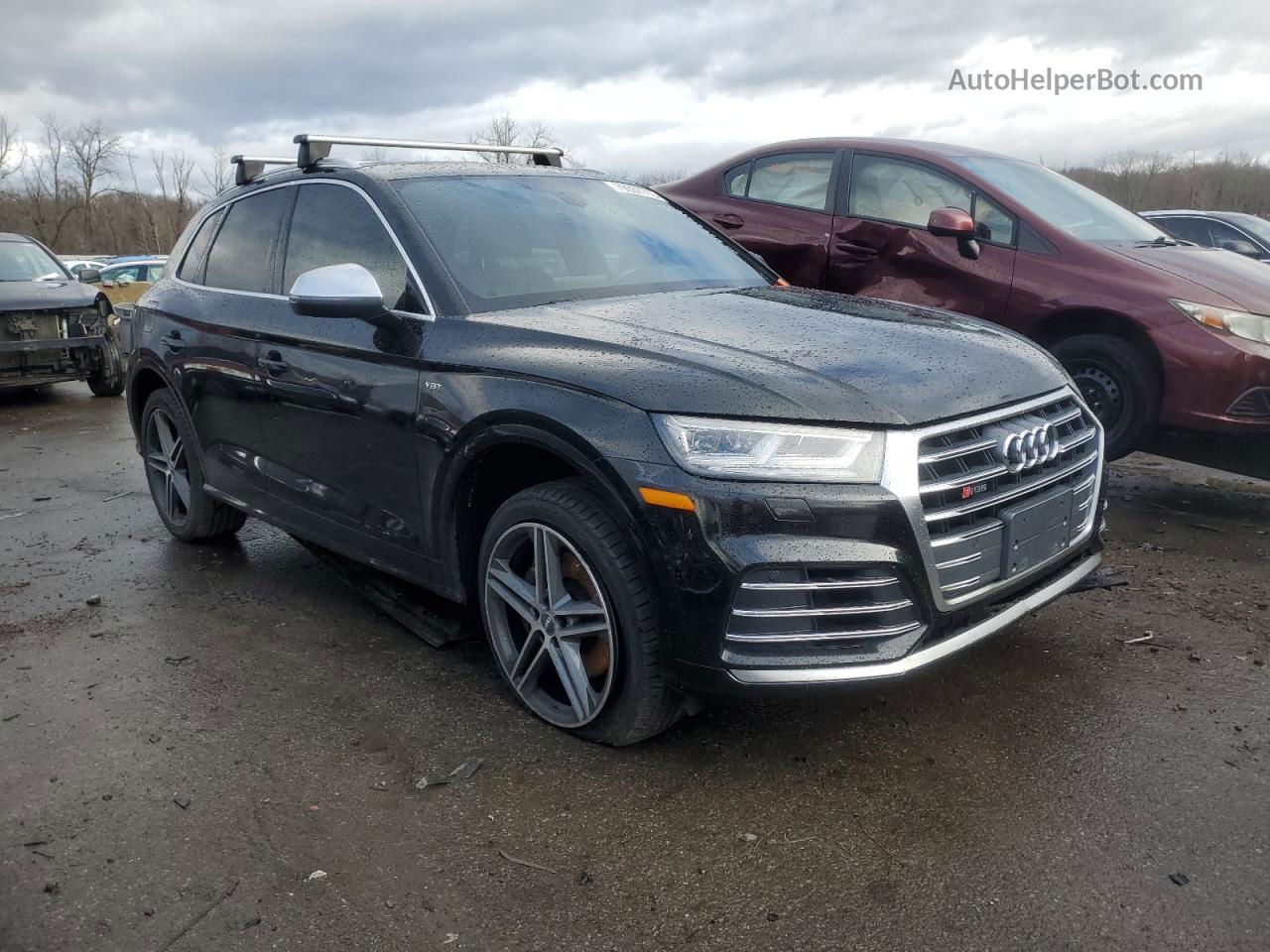 2018 Audi Sq5 Premium Plus Черный vin: WA1A4AFYXJ2129195