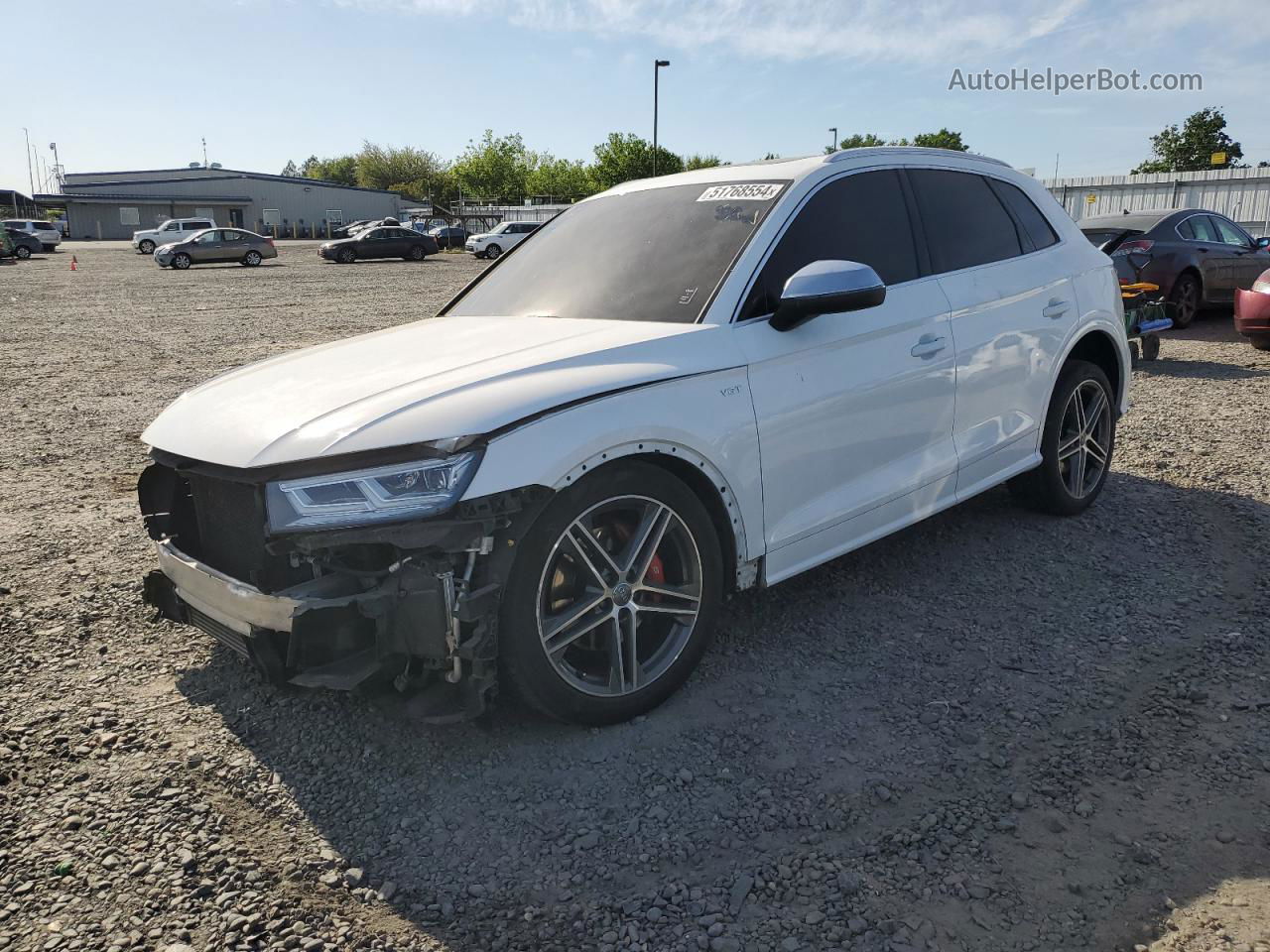 2018 Audi Sq5 Premium Plus White vin: WA1A4AFYXJ2174301