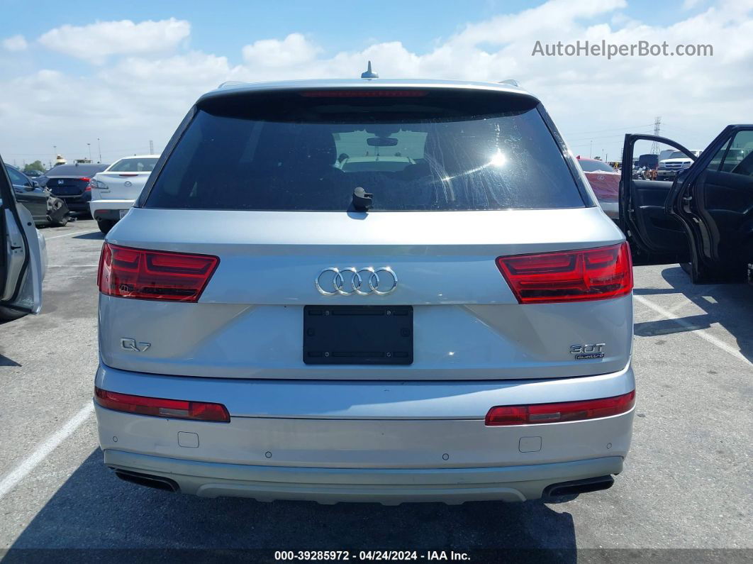 2017 Audi Q7 3.0t Premium Silver vin: WA1AAAF72HD010698