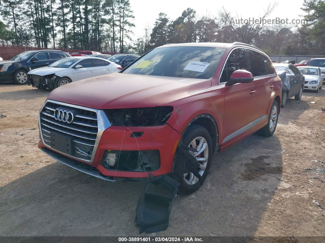 2017 Audi Q7 3.0t Premium Red vin: WA1AAAF73HD047484