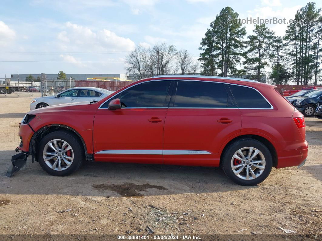 2017 Audi Q7 3.0t Premium Red vin: WA1AAAF73HD047484