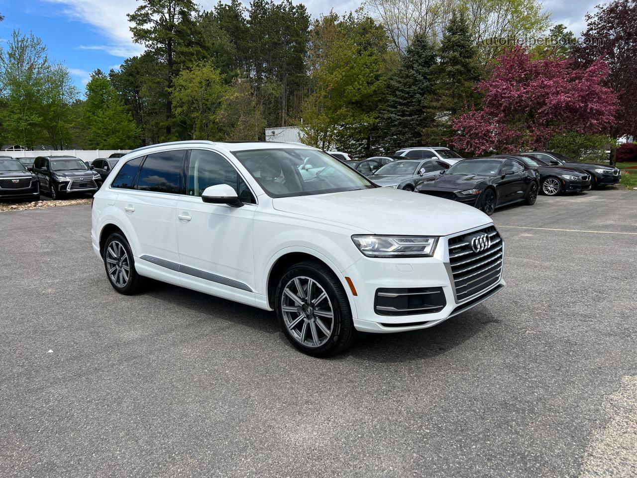 2017 Audi Q7 Premium White vin: WA1AAAF7XHD033601