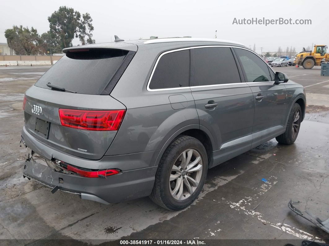 2017 Audi Q7 2.0t Premium Gray vin: WA1AHAF77HD037603