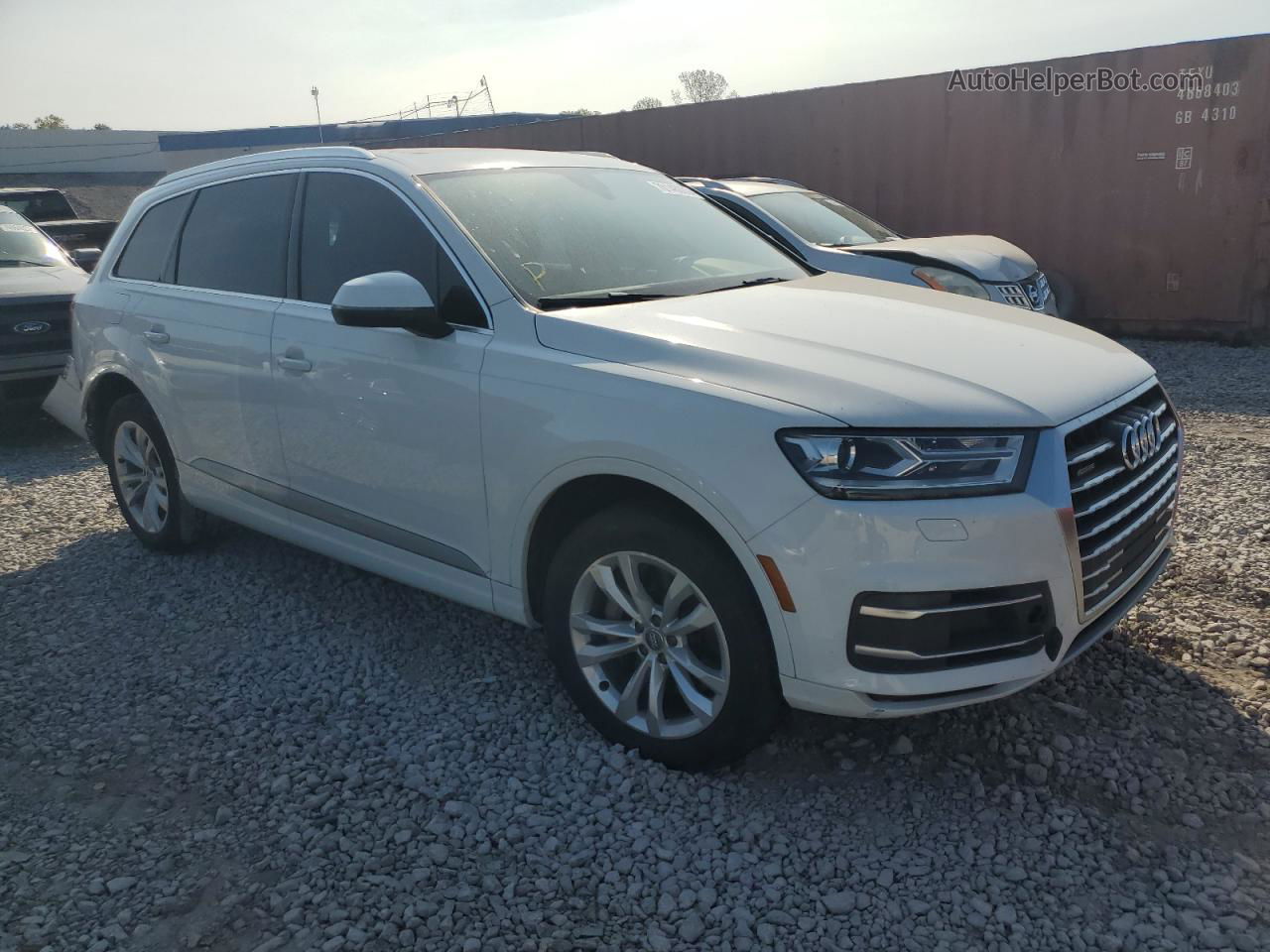 2017 Audi Q7 Premium White vin: WA1AHAF78HD045662