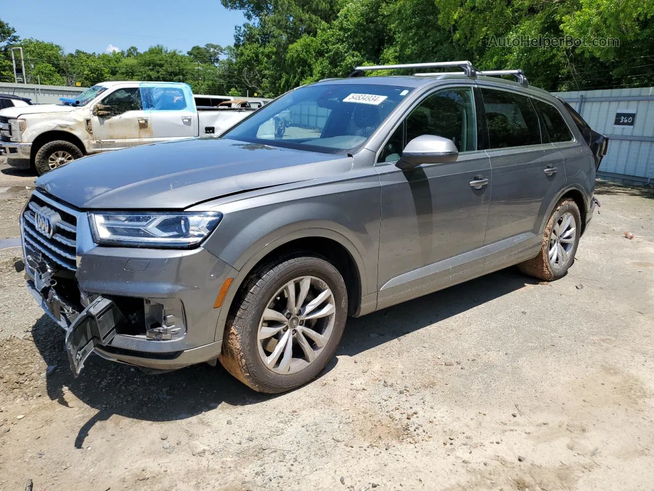 2017 Audi Q7 Premium Gray vin: WA1AHAF78HD047959