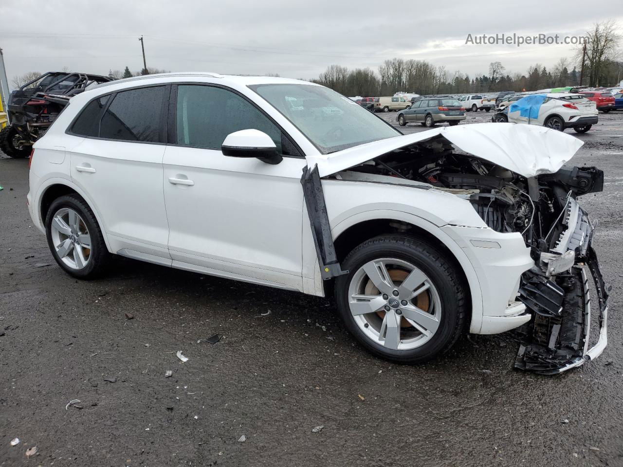 2018 Audi Q5 Premium White vin: WA1ANAFY0J2026560