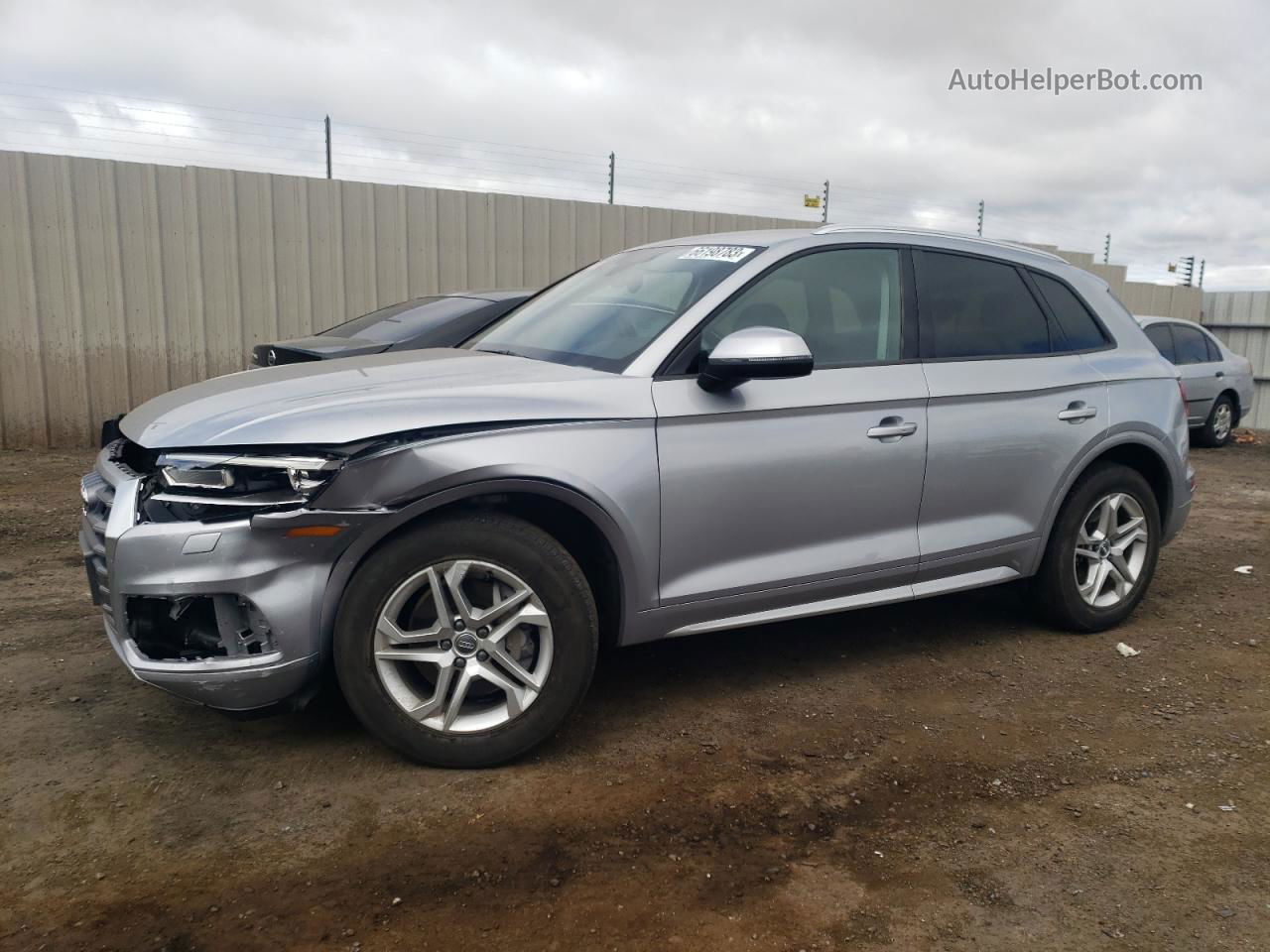 2018 Audi Q5 Premium Silver vin: WA1ANAFY0J2039194