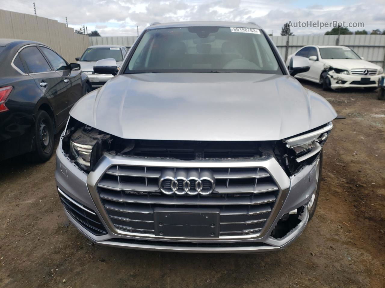 2018 Audi Q5 Premium Silver vin: WA1ANAFY0J2039194