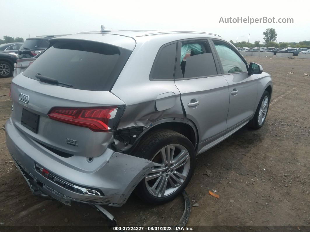 2018 Audi Q5 2.0t Tech Premium/2.0t Premium Silver vin: WA1ANAFY0J2245230