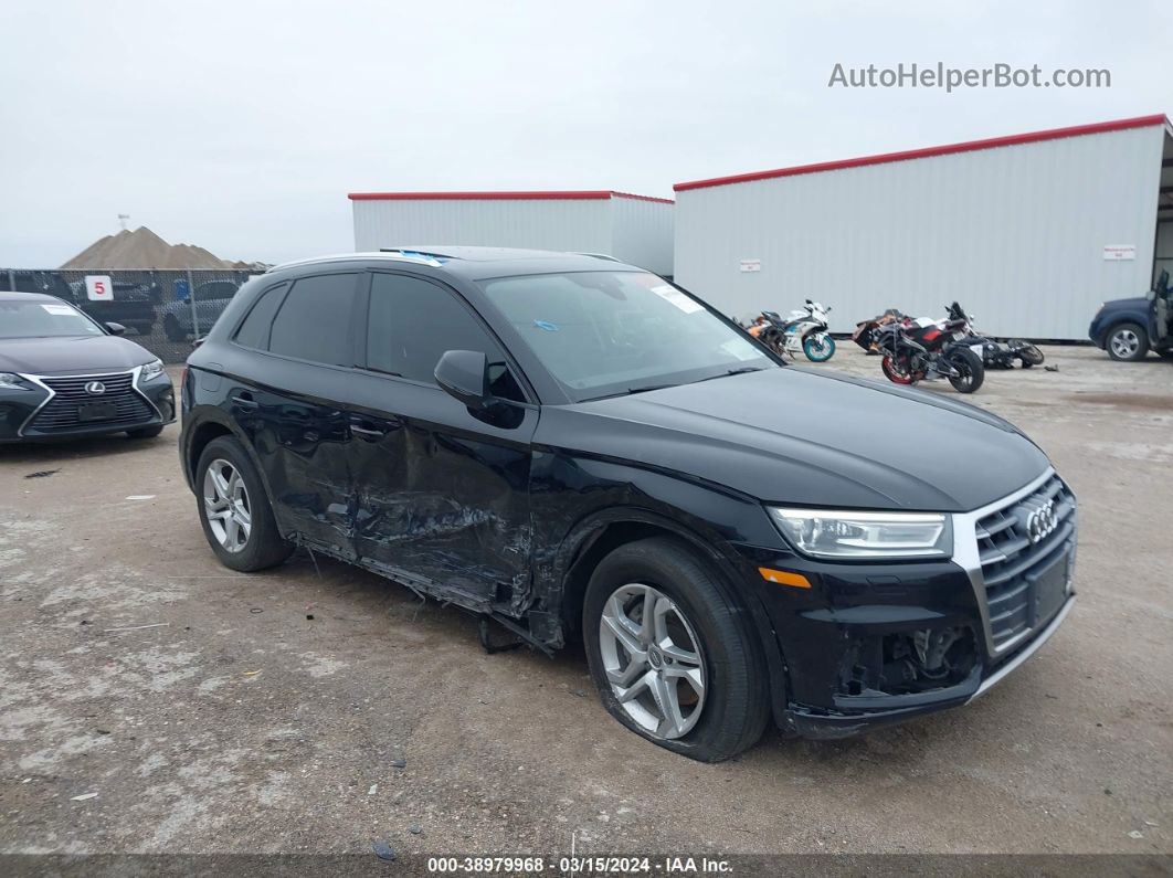 2018 Audi Q5 2.0t Premium/2.0t Tech Premium Черный vin: WA1ANAFY1J2014871