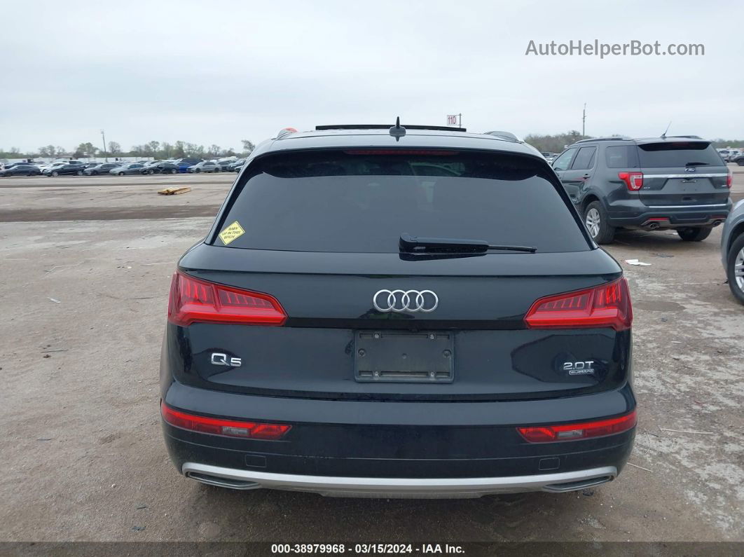 2018 Audi Q5 2.0t Premium/2.0t Tech Premium Черный vin: WA1ANAFY1J2014871